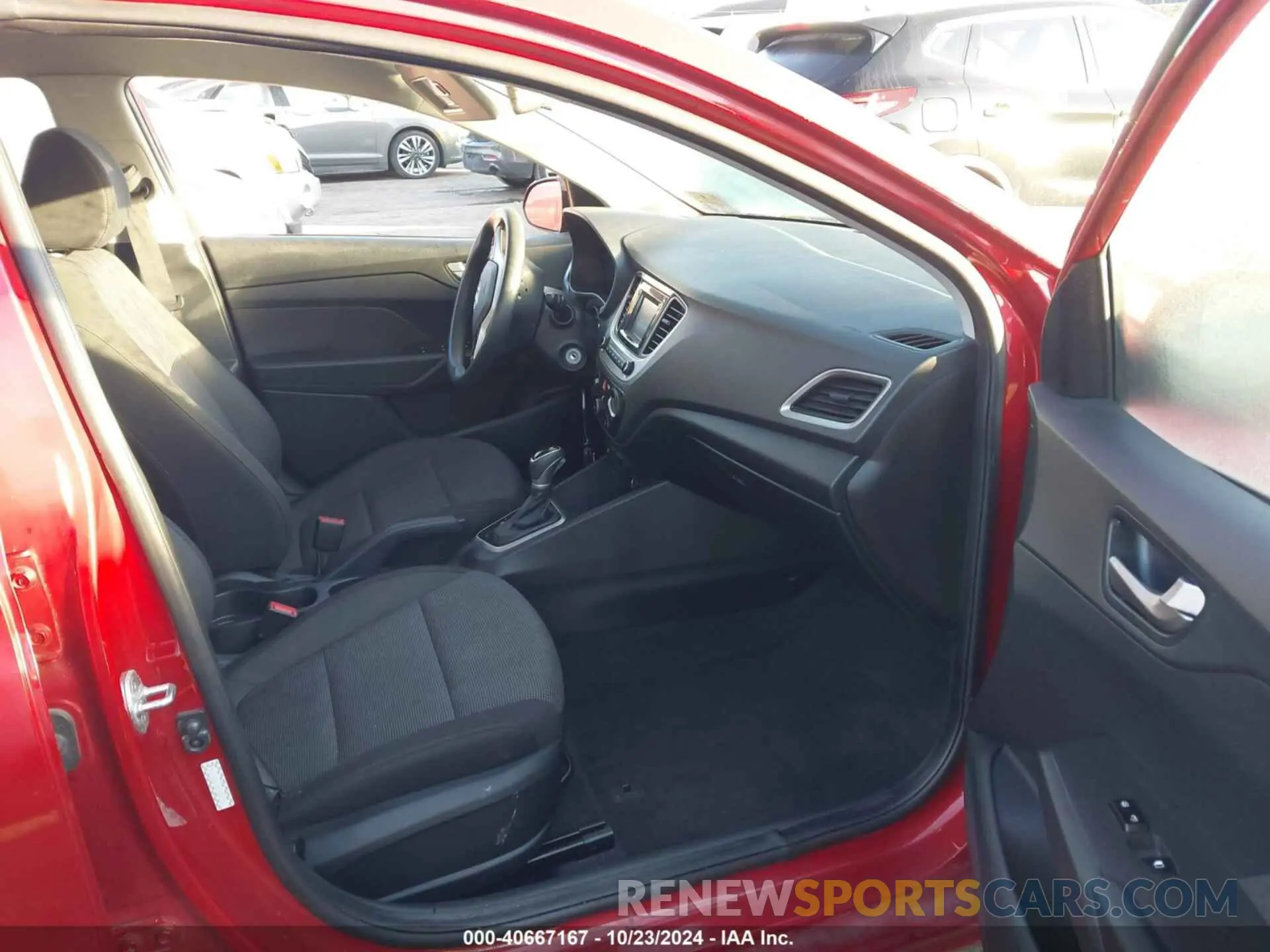 5 fotografías del automóvil dañado 3KPC24A65ME129155 HYUNDAI ACCENT 2021