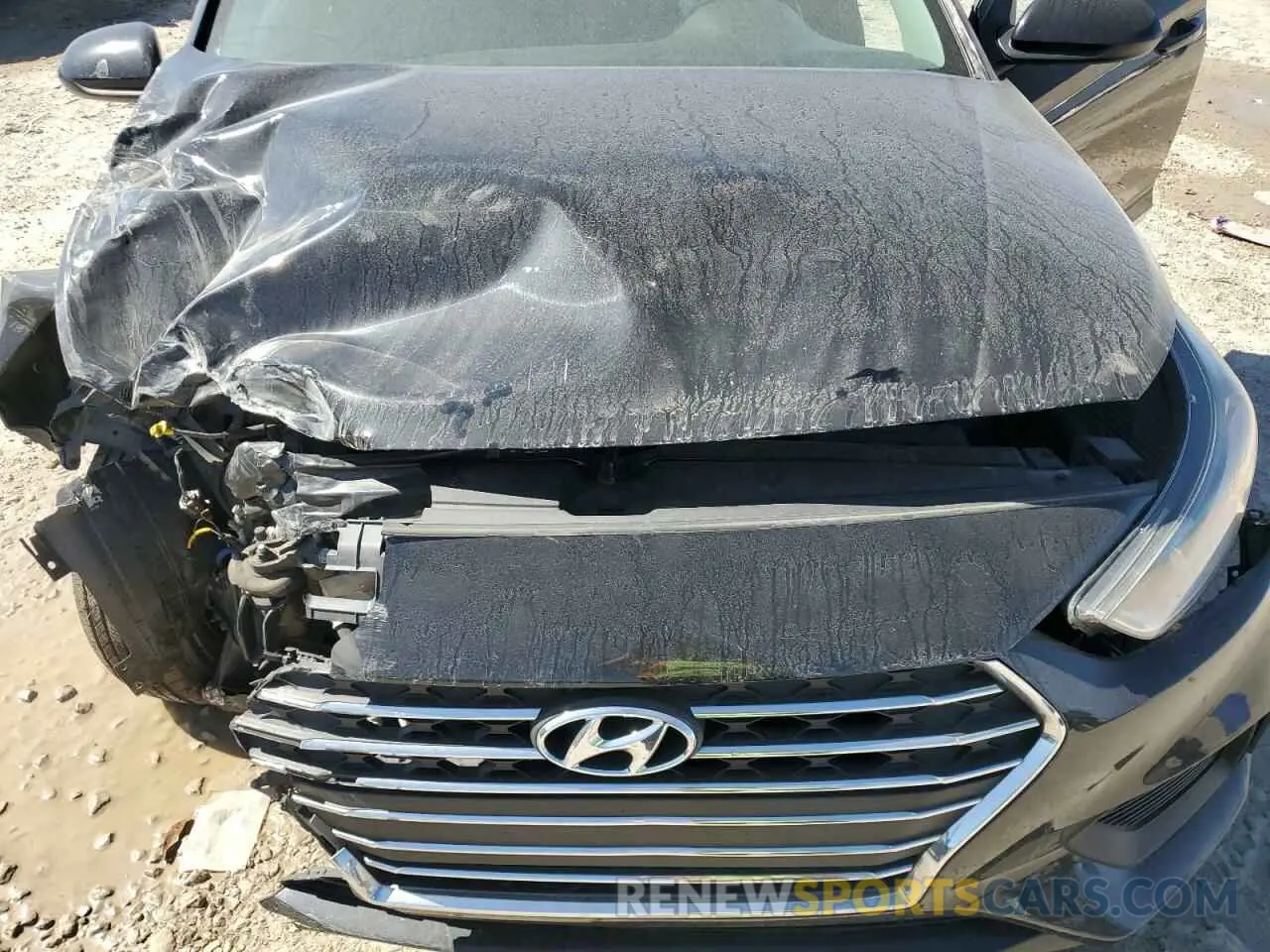 11 fotografías del automóvil dañado 3KPC24A65ME132671 HYUNDAI ACCENT 2021