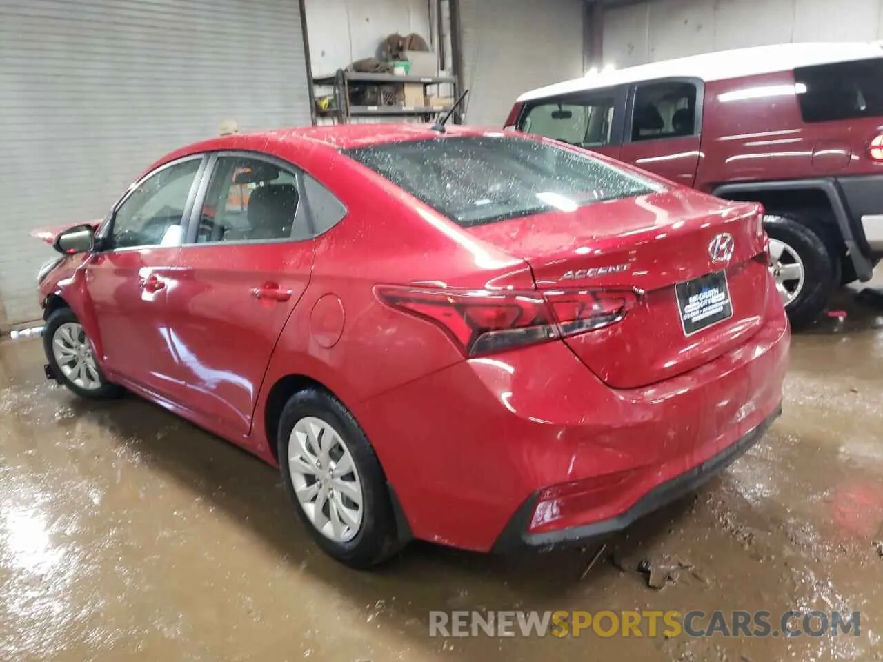 2 fotografías del automóvil dañado 3KPC24A65ME132959 HYUNDAI ACCENT 2021