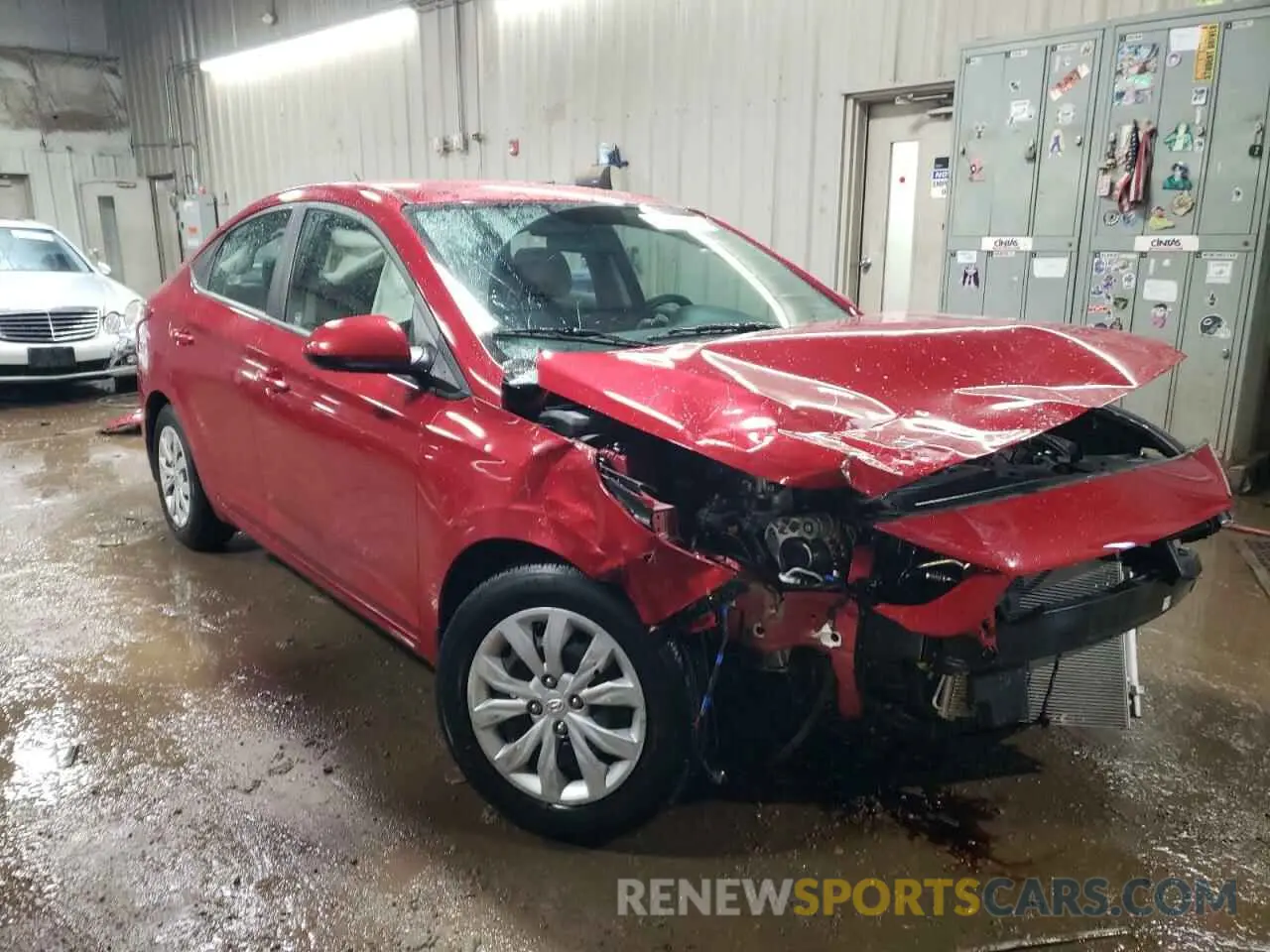 4 fotografías del automóvil dañado 3KPC24A65ME132959 HYUNDAI ACCENT 2021