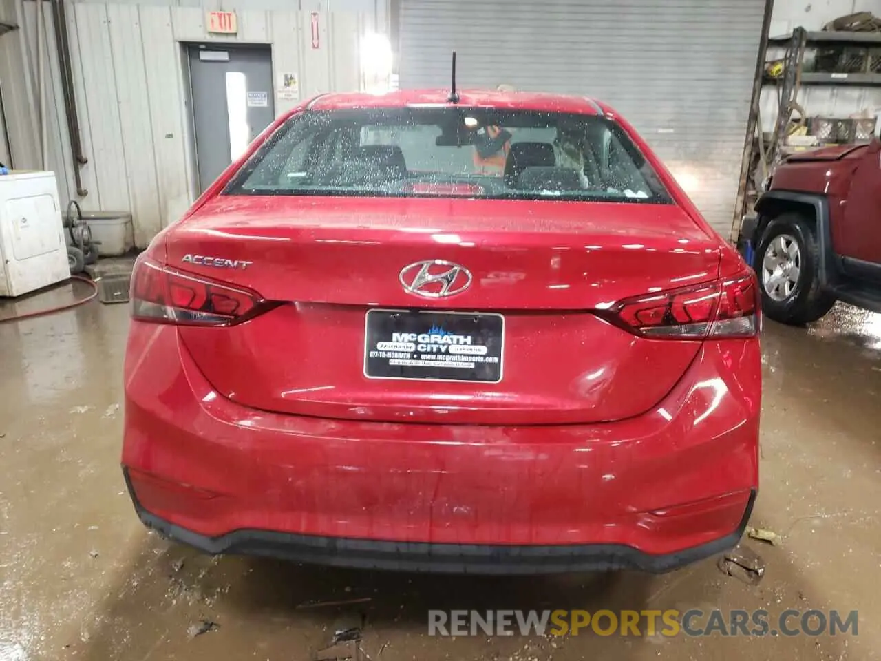 6 fotografías del automóvil dañado 3KPC24A65ME132959 HYUNDAI ACCENT 2021