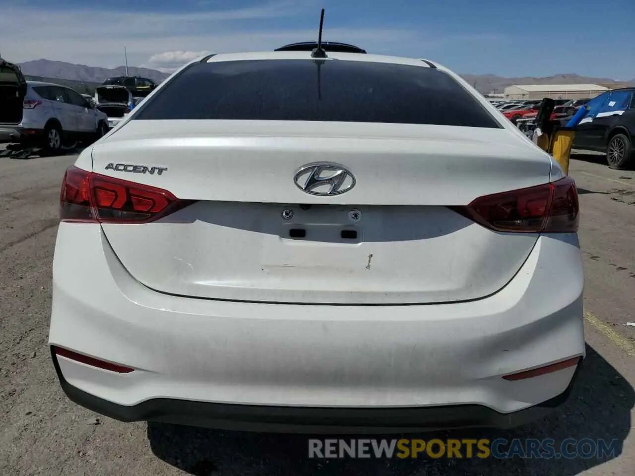 6 fotografías del automóvil dañado 3KPC24A65ME137515 HYUNDAI ACCENT 2021