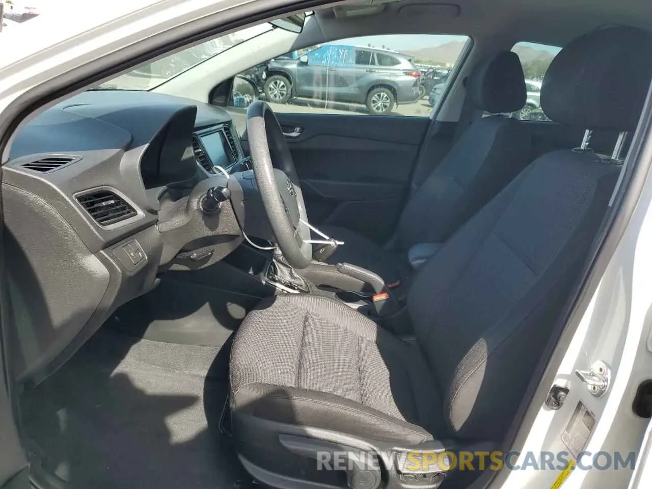 7 fotografías del automóvil dañado 3KPC24A65ME137515 HYUNDAI ACCENT 2021