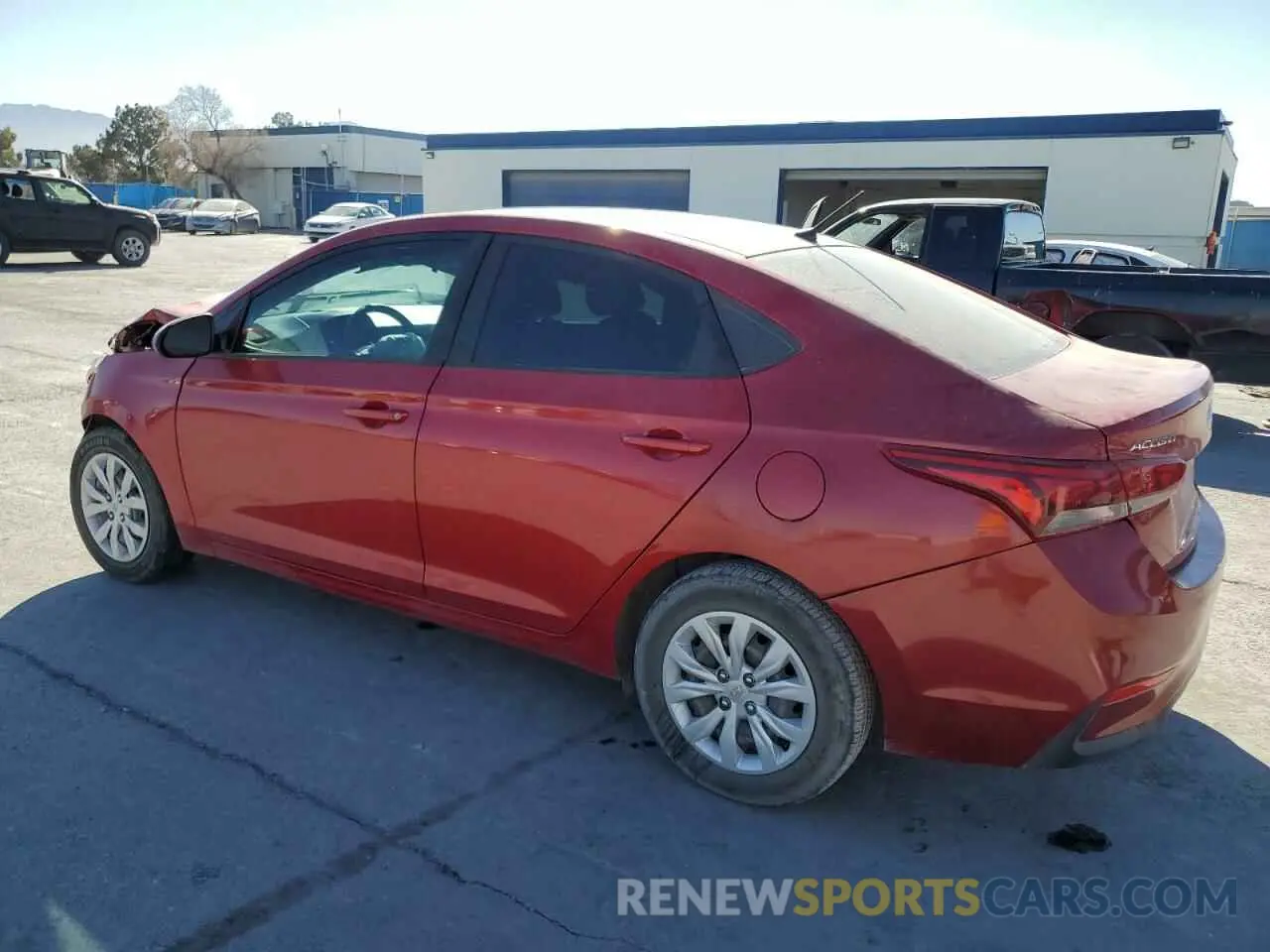 2 fotografías del automóvil dañado 3KPC24A65ME138390 HYUNDAI ACCENT 2021