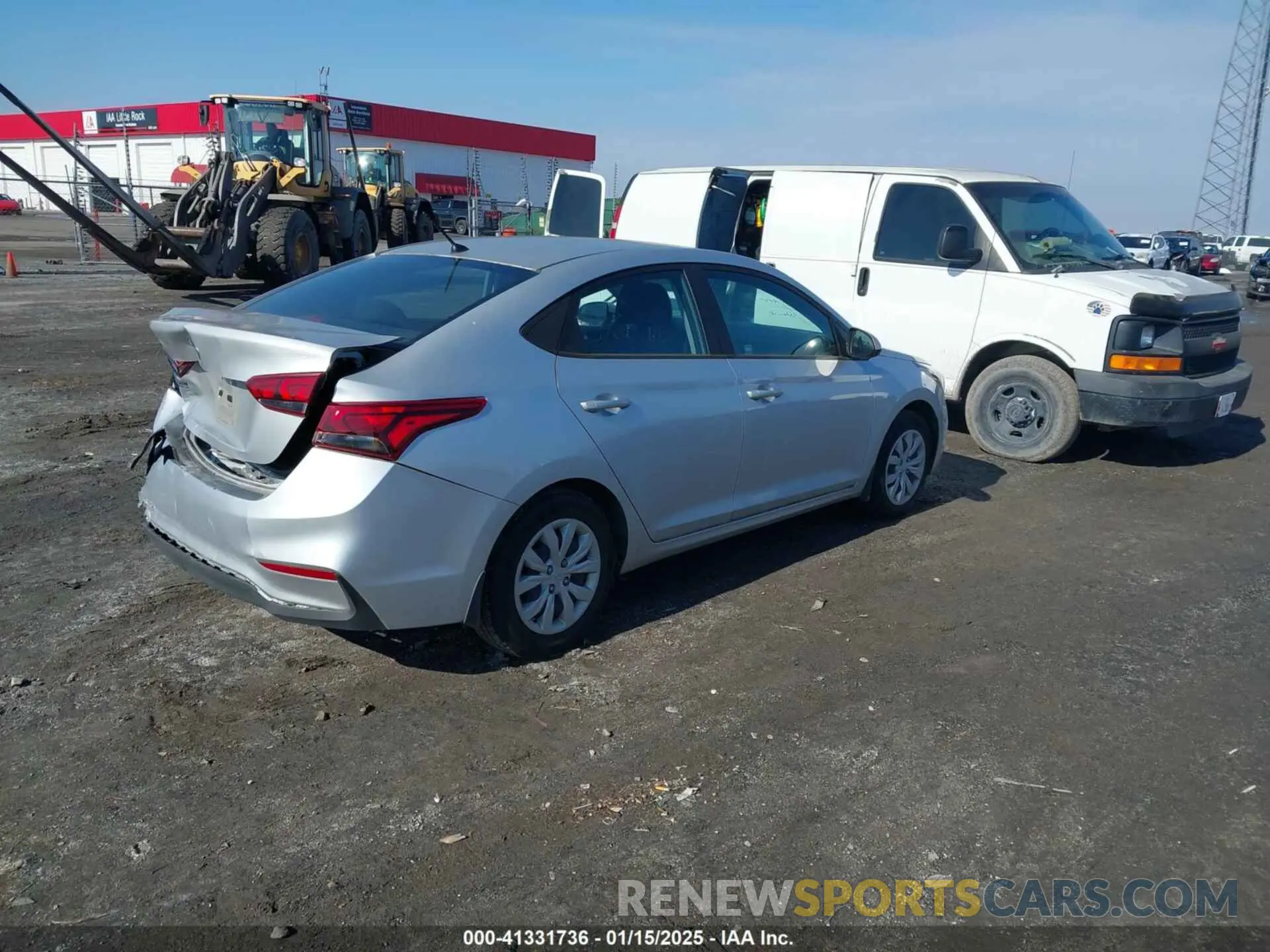 4 fotografías del automóvil dañado 3KPC24A65ME139281 HYUNDAI ACCENT 2021