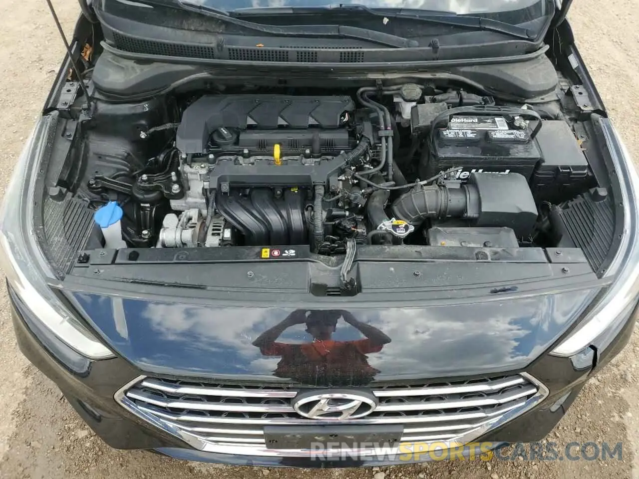 11 fotografías del automóvil dañado 3KPC24A65ME146425 HYUNDAI ACCENT 2021