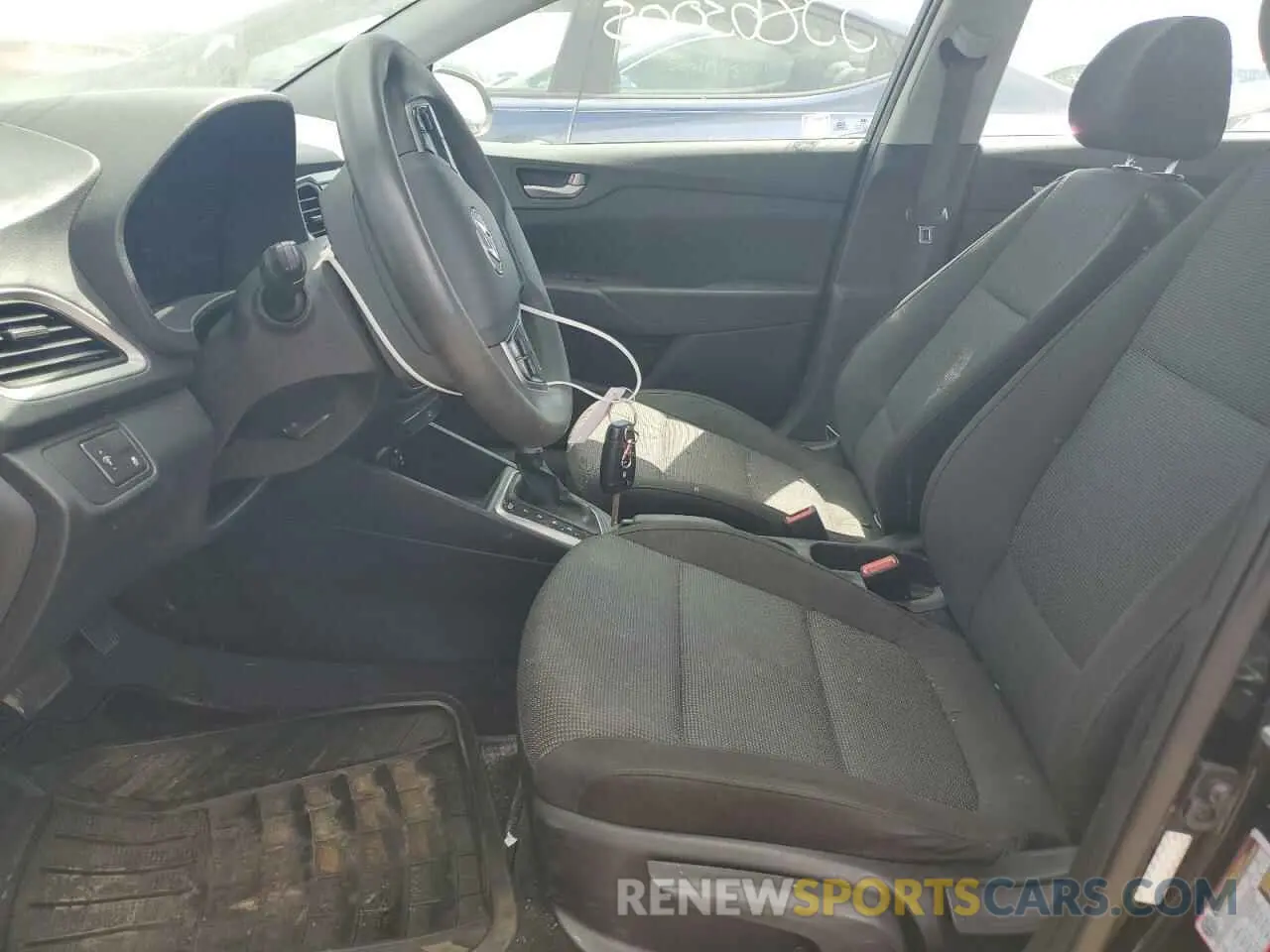 7 fotografías del automóvil dañado 3KPC24A65ME146425 HYUNDAI ACCENT 2021
