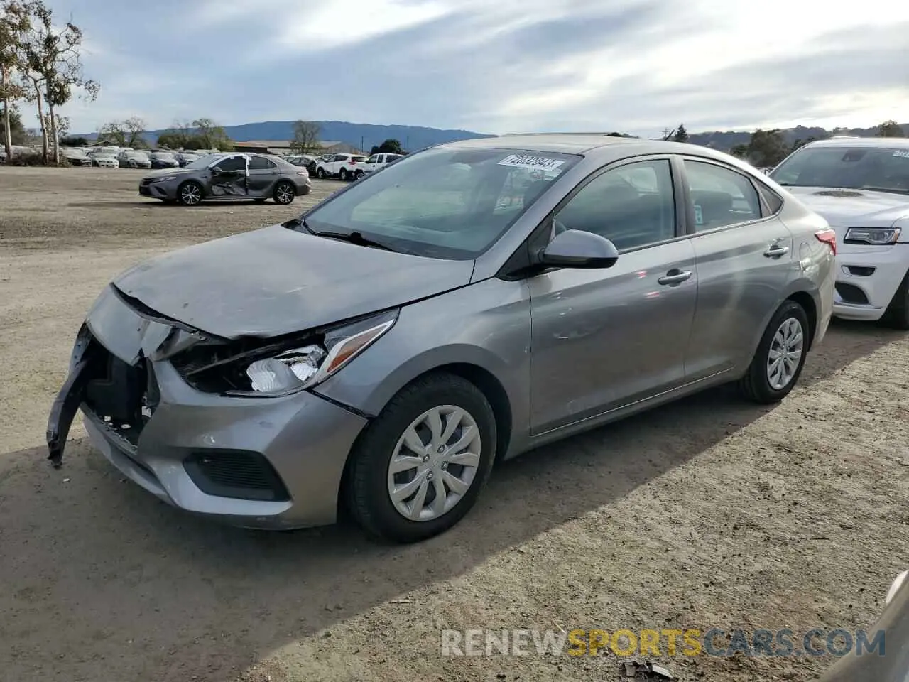 1 fotografías del automóvil dañado 3KPC24A65ME149499 HYUNDAI ACCENT 2021