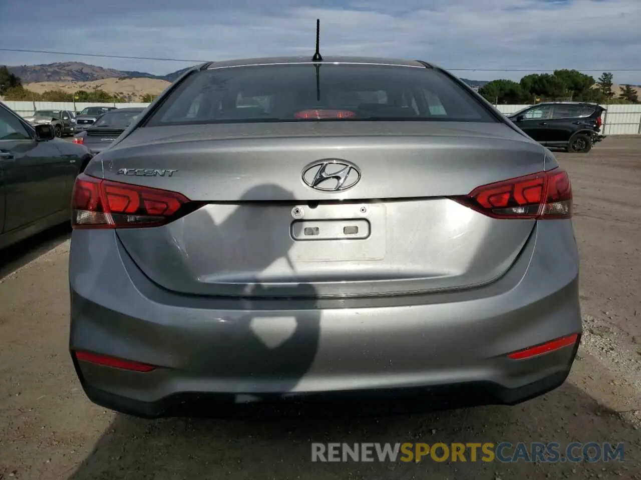6 fotografías del automóvil dañado 3KPC24A65ME149499 HYUNDAI ACCENT 2021