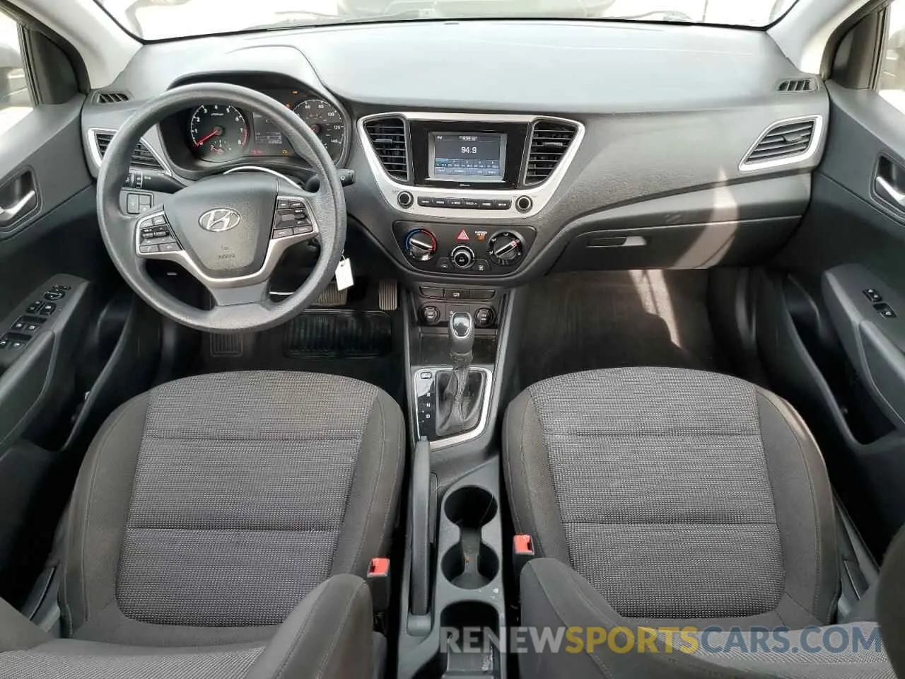 8 fotografías del automóvil dañado 3KPC24A65ME149499 HYUNDAI ACCENT 2021