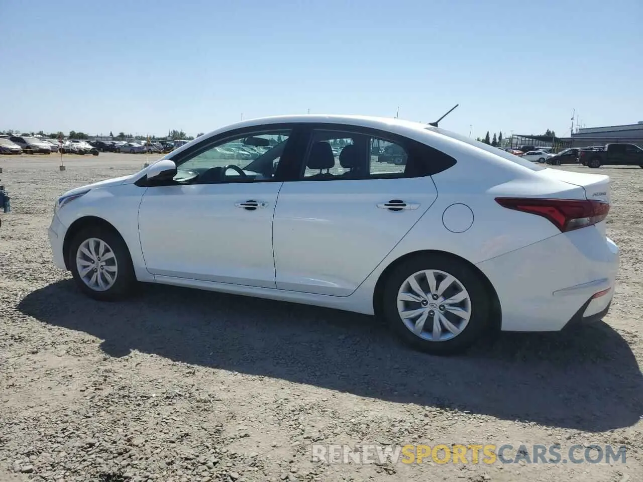 2 fotografías del automóvil dañado 3KPC24A66ME129570 HYUNDAI ACCENT 2021