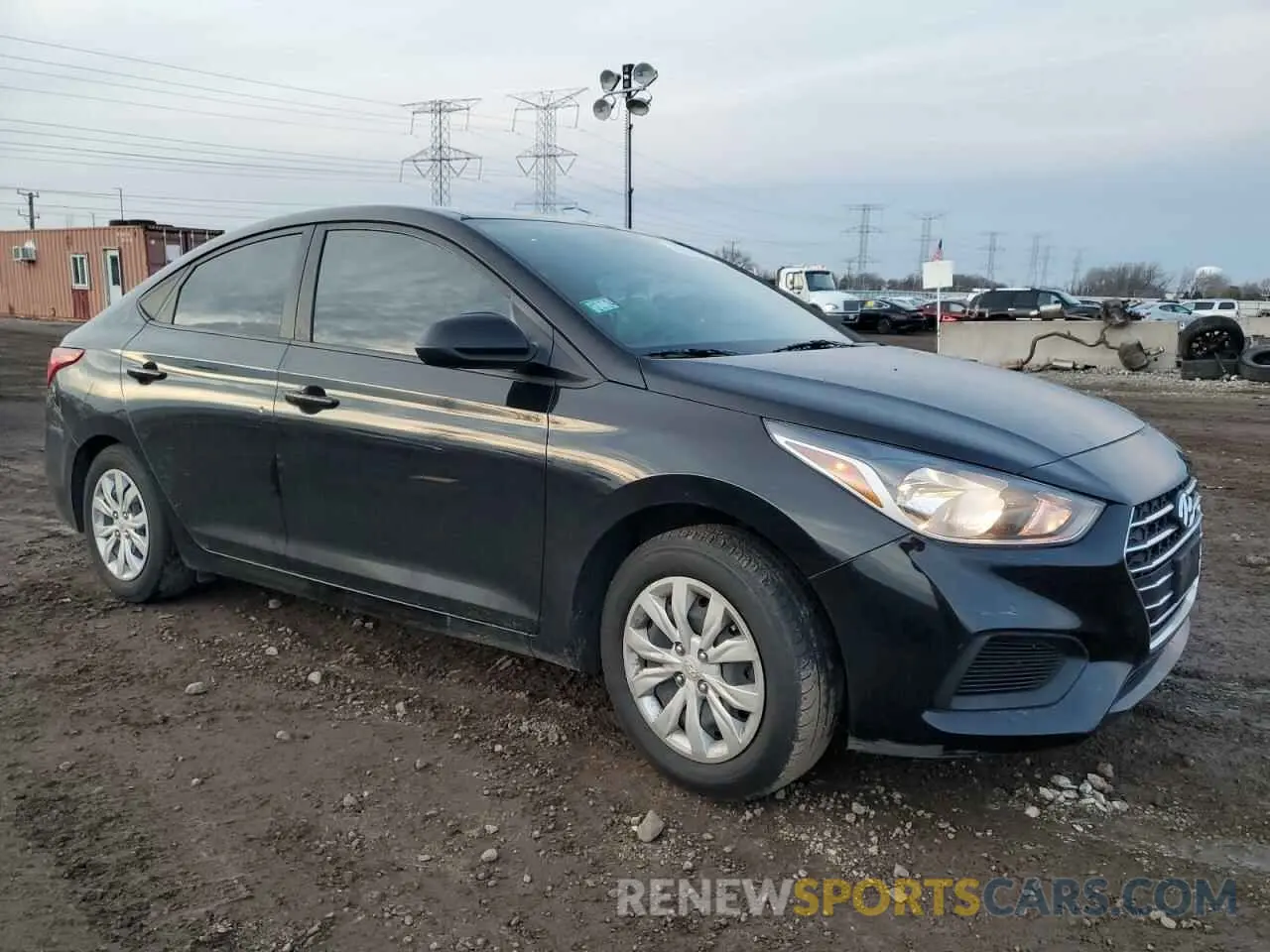4 fotografías del automóvil dañado 3KPC24A66ME136549 HYUNDAI ACCENT 2021