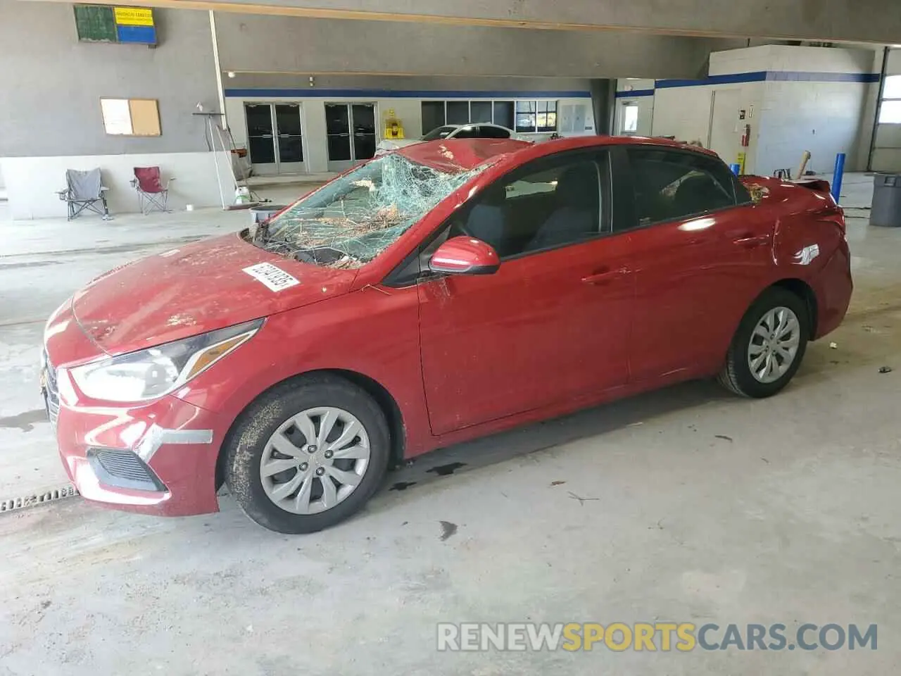 1 fotografías del automóvil dañado 3KPC24A66ME138088 HYUNDAI ACCENT 2021