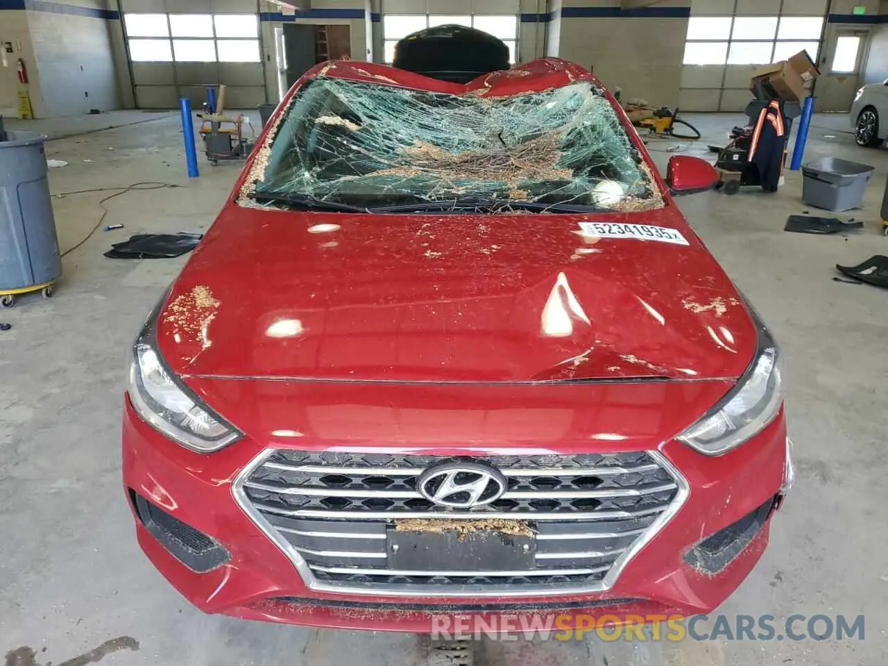 5 fotografías del automóvil dañado 3KPC24A66ME138088 HYUNDAI ACCENT 2021