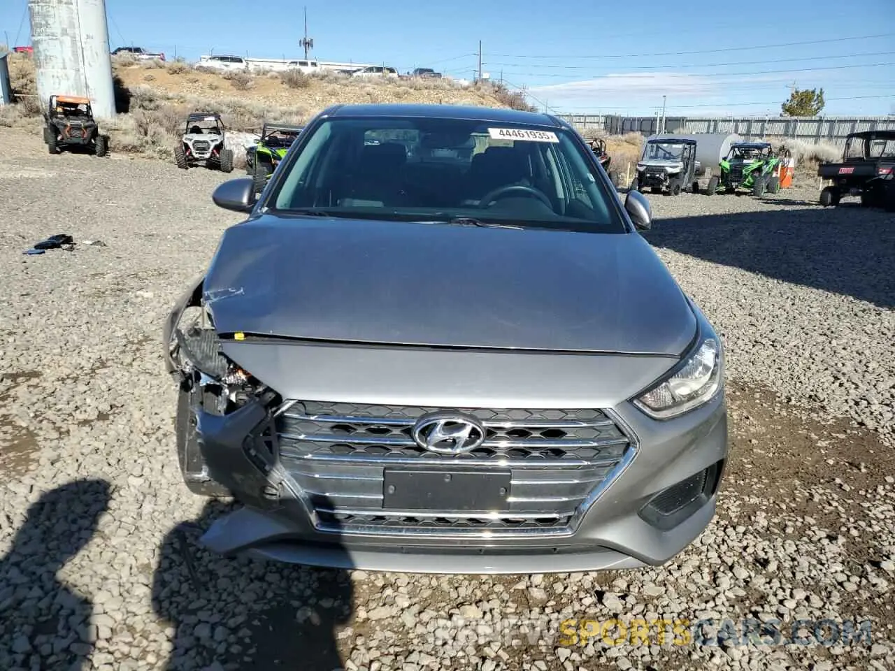 5 fotografías del automóvil dañado 3KPC24A66ME138298 HYUNDAI ACCENT 2021