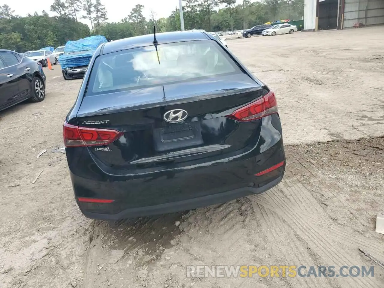 6 fotografías del automóvil dañado 3KPC24A66ME143534 HYUNDAI ACCENT 2021