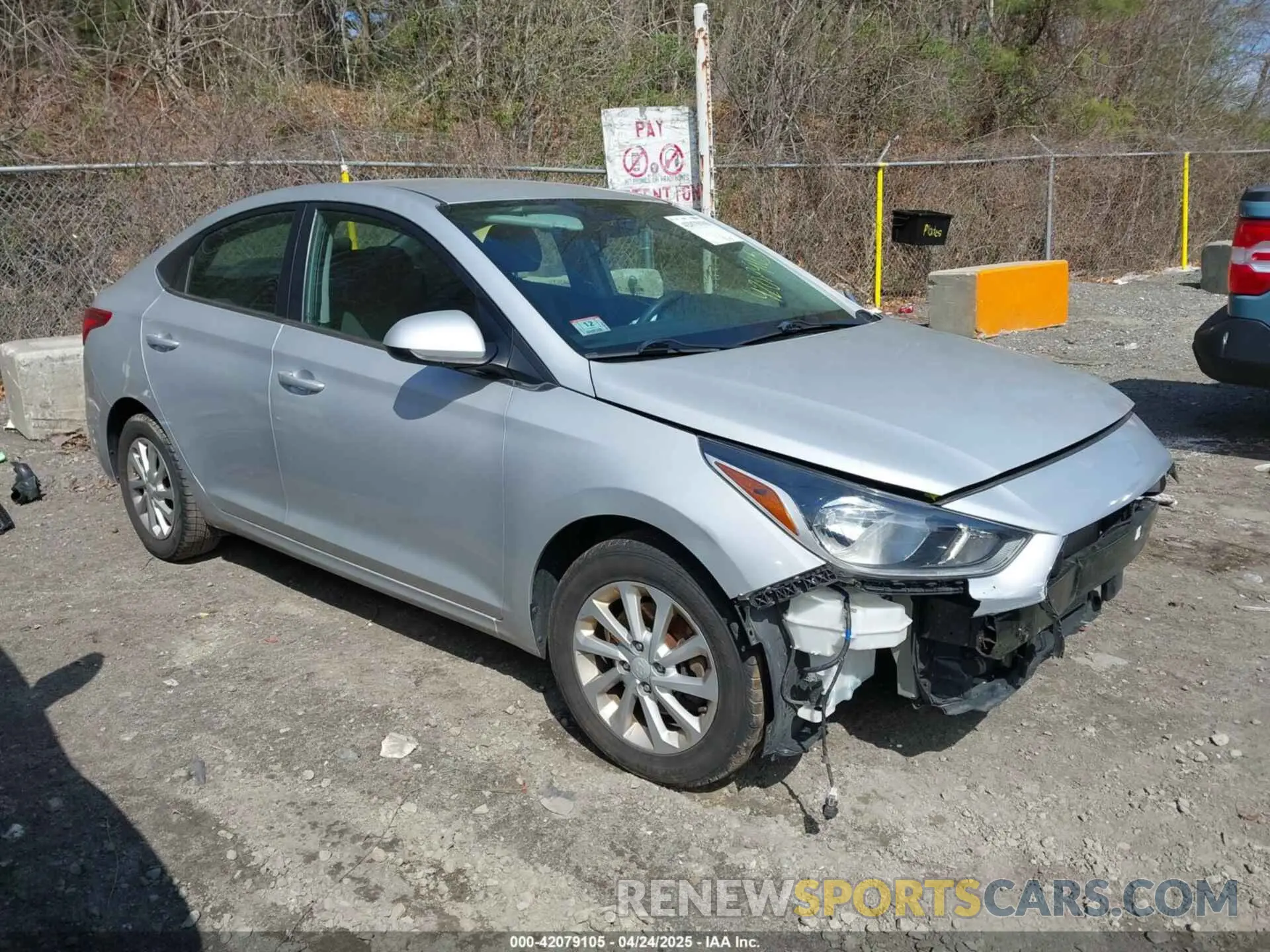 1 fotografías del automóvil dañado 3KPC24A66ME146496 HYUNDAI ACCENT 2021