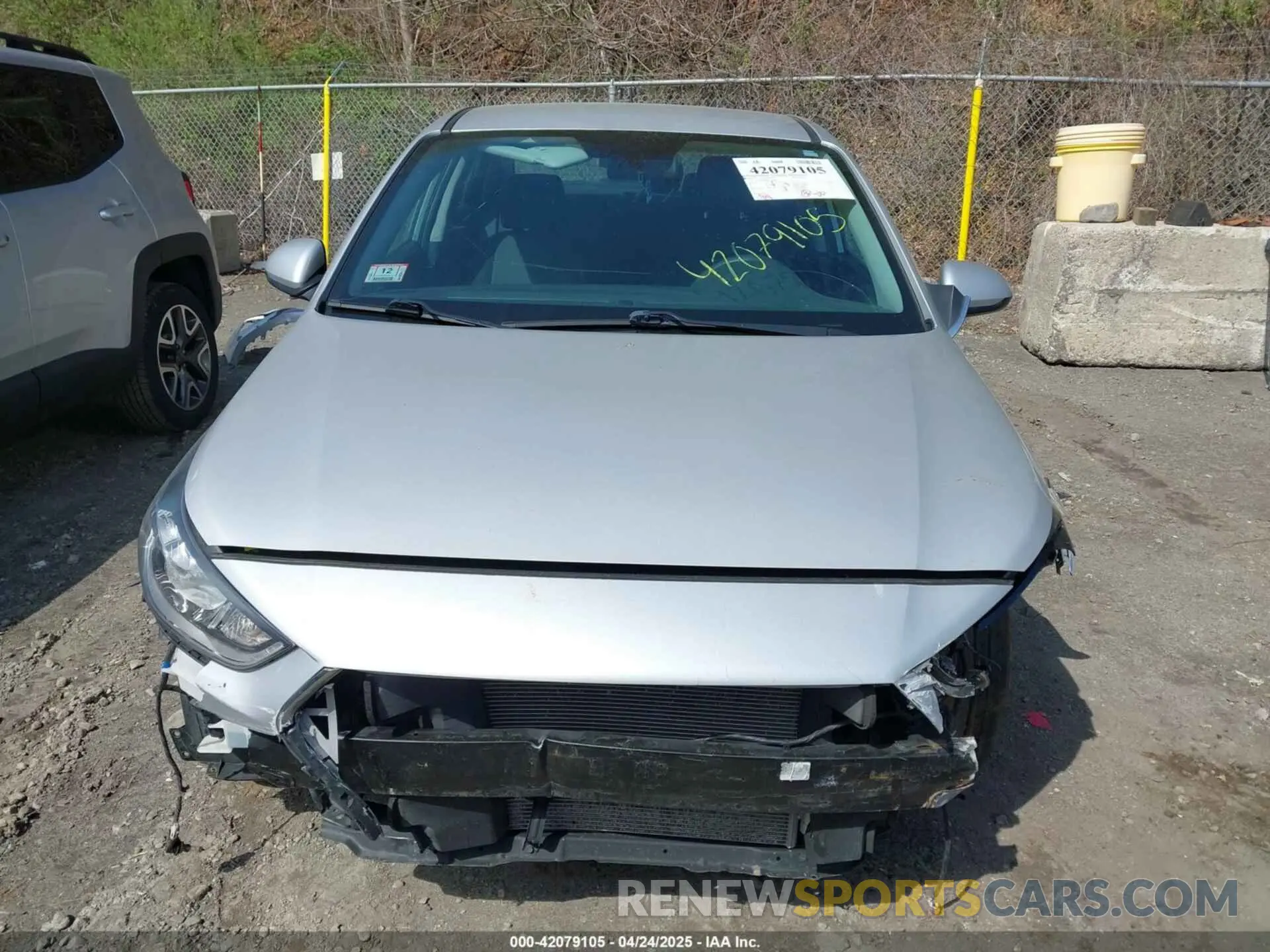 13 fotografías del automóvil dañado 3KPC24A66ME146496 HYUNDAI ACCENT 2021
