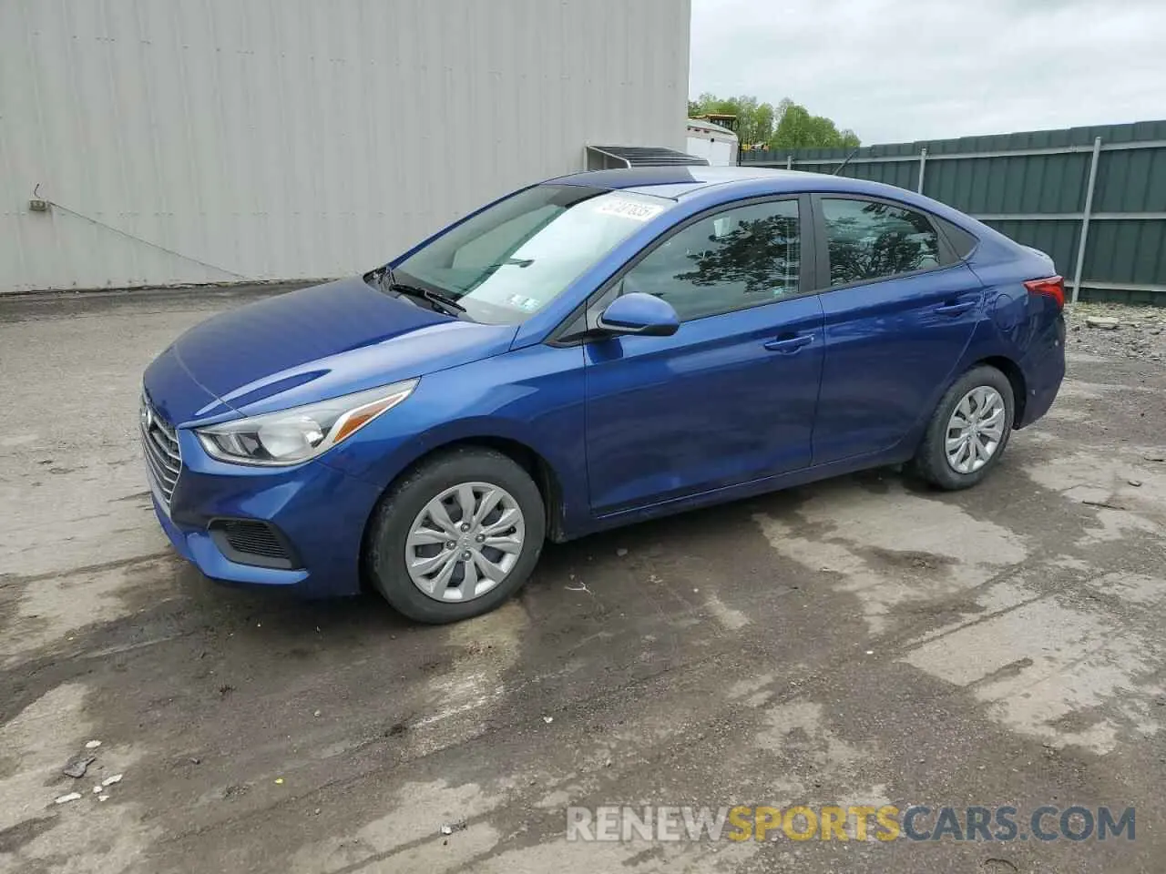 1 fotografías del automóvil dañado 3KPC24A67ME150573 HYUNDAI ACCENT 2021