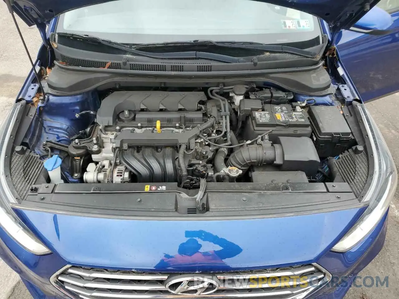 11 fotografías del automóvil dañado 3KPC24A67ME150573 HYUNDAI ACCENT 2021