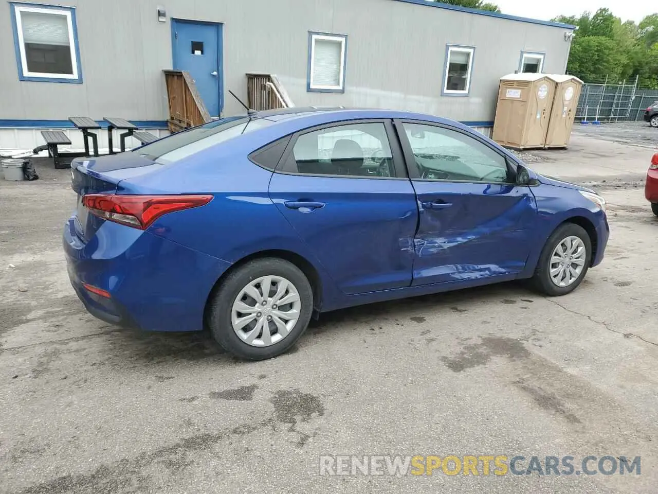 3 fotografías del automóvil dañado 3KPC24A67ME150573 HYUNDAI ACCENT 2021