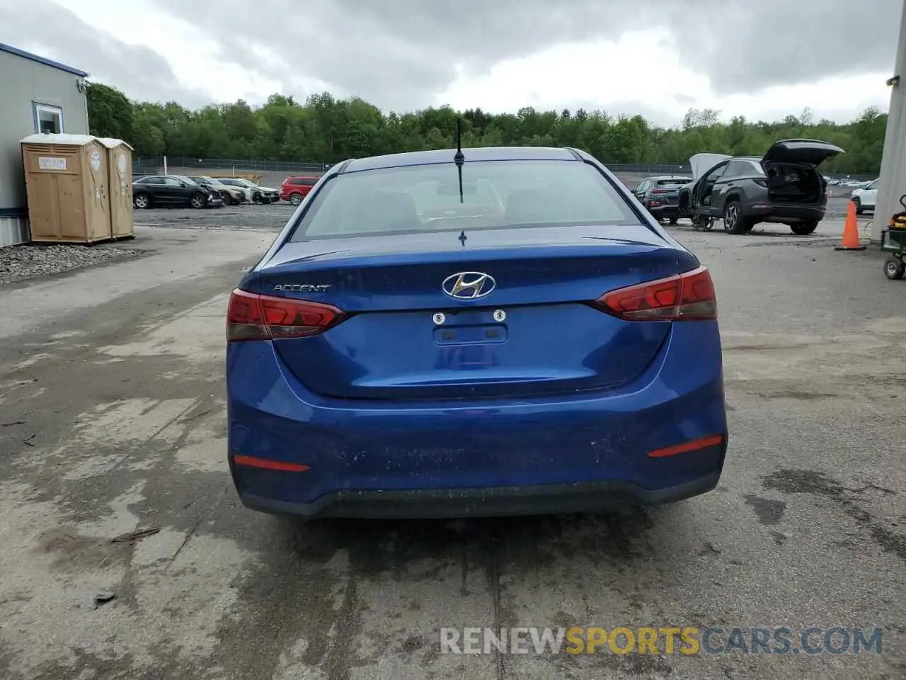 6 fotografías del automóvil dañado 3KPC24A67ME150573 HYUNDAI ACCENT 2021