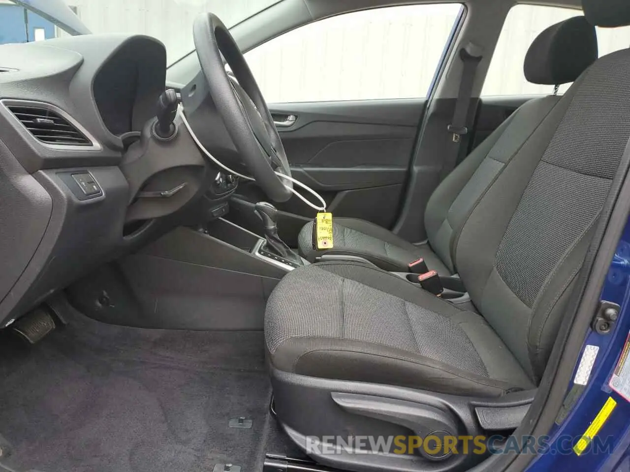 7 fotografías del automóvil dañado 3KPC24A67ME150573 HYUNDAI ACCENT 2021