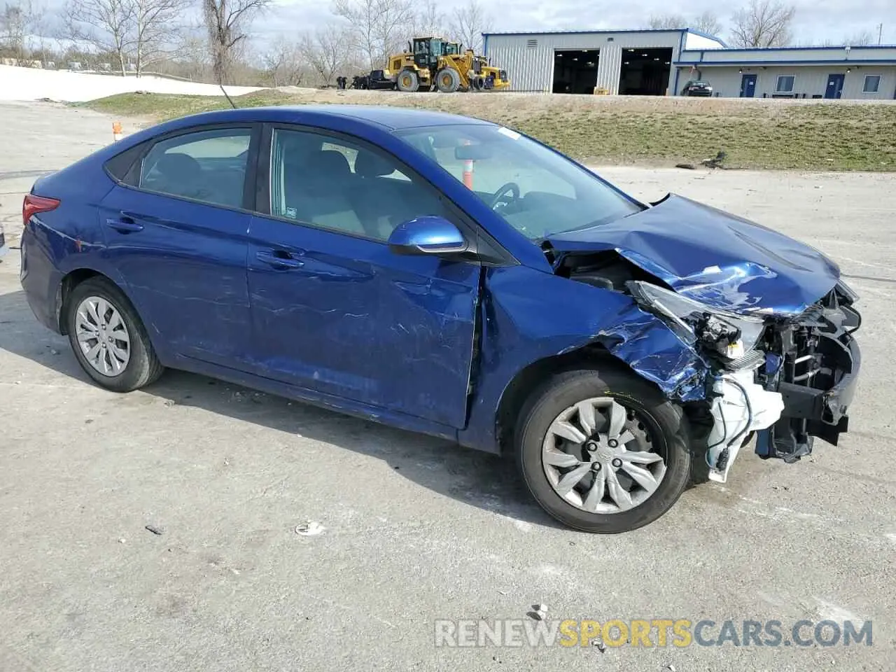 4 fotografías del automóvil dañado 3KPC24A68ME131711 HYUNDAI ACCENT 2021