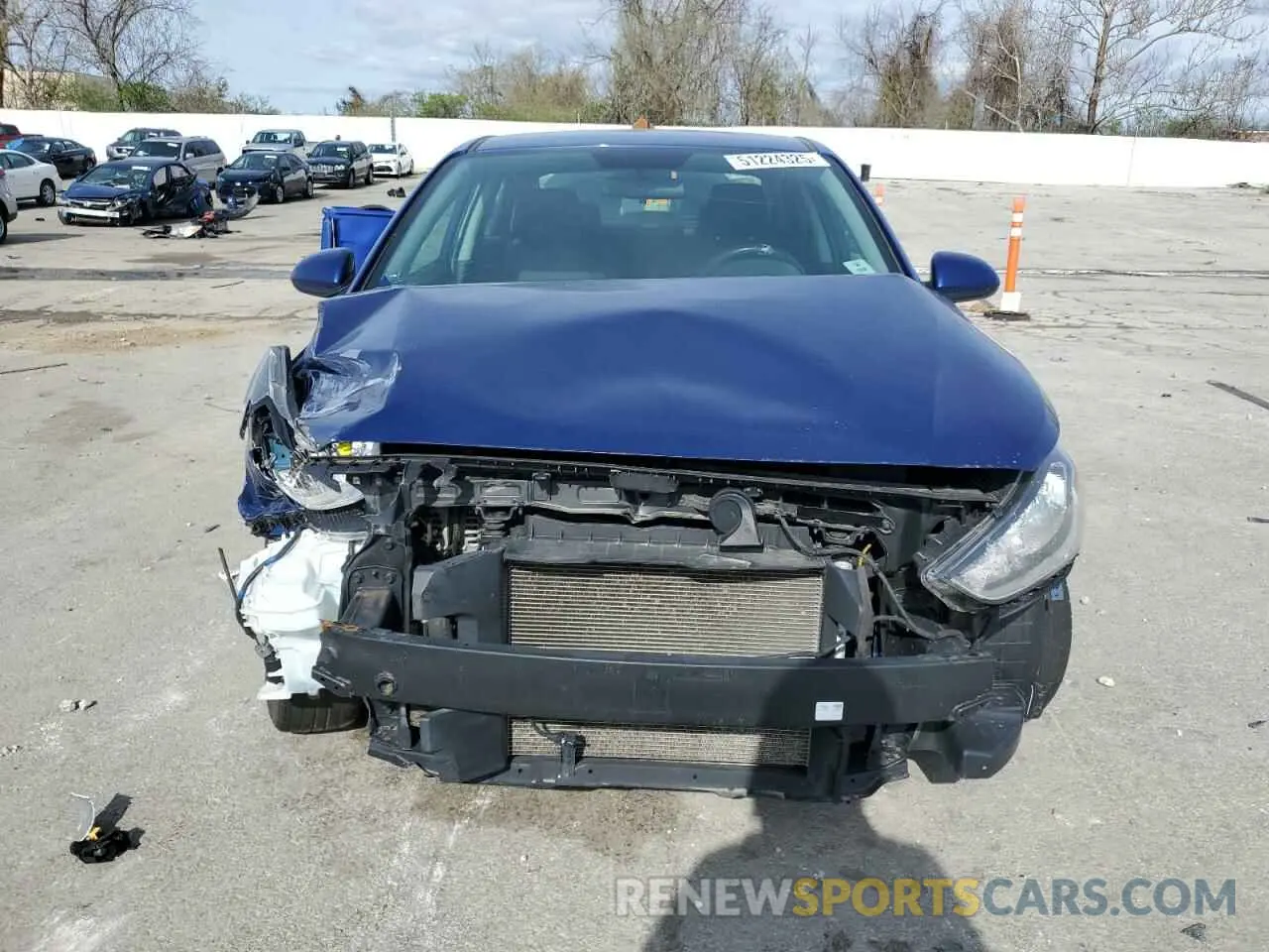 5 fotografías del automóvil dañado 3KPC24A68ME131711 HYUNDAI ACCENT 2021