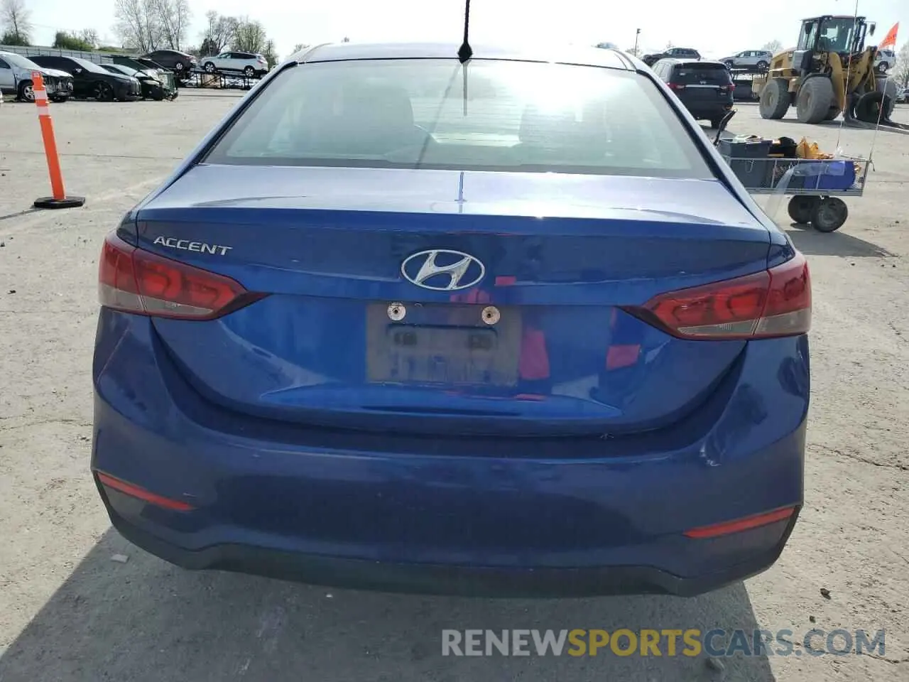 6 fotografías del automóvil dañado 3KPC24A68ME131711 HYUNDAI ACCENT 2021