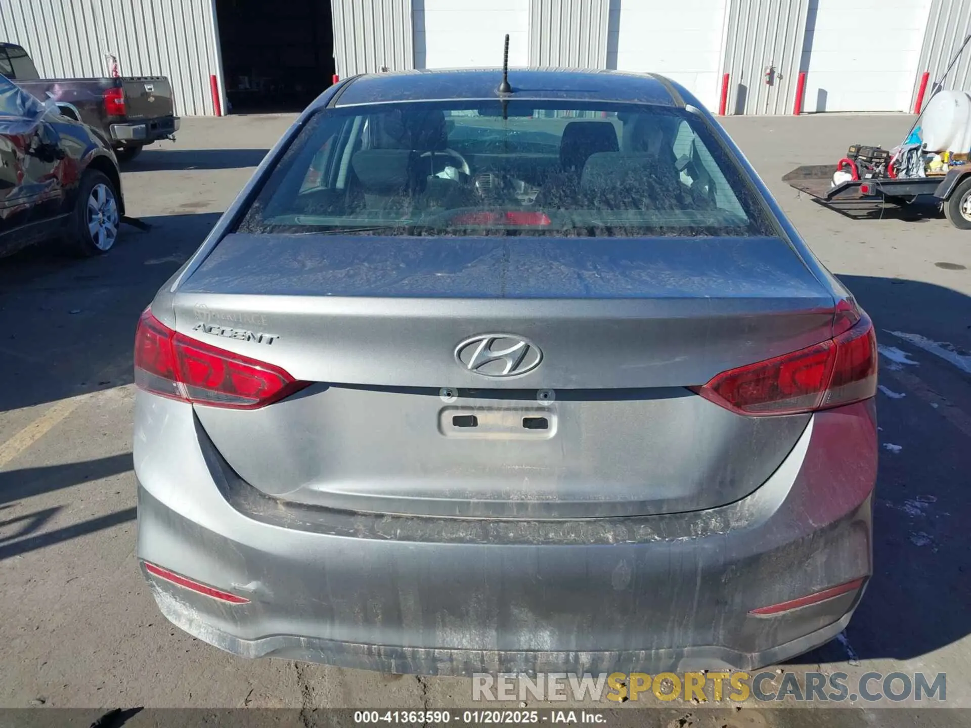 15 fotografías del automóvil dañado 3KPC24A68ME146936 HYUNDAI ACCENT 2021