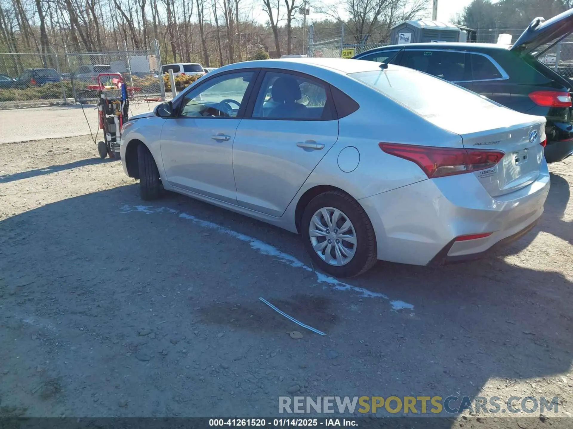 3 fotografías del automóvil dañado 3KPC24A69ME128672 HYUNDAI ACCENT 2021
