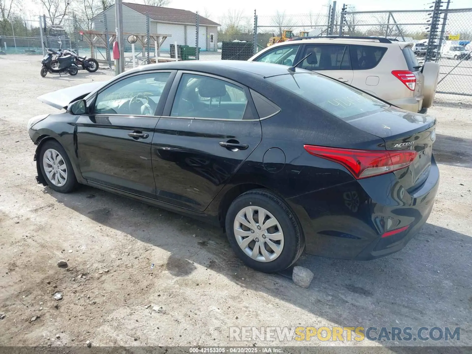 3 fotografías del automóvil dañado 3KPC24A69ME135802 HYUNDAI ACCENT 2021