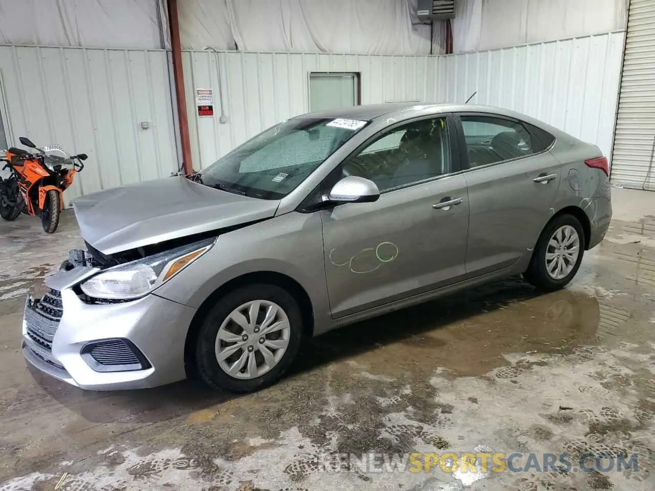 1 fotografías del automóvil dañado 3KPC24A69ME143320 HYUNDAI ACCENT 2021
