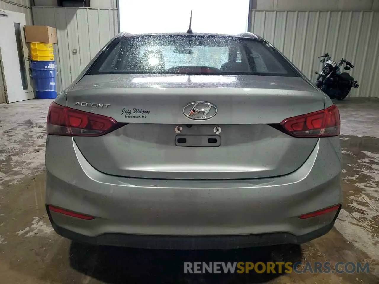 6 fotografías del automóvil dañado 3KPC24A69ME143320 HYUNDAI ACCENT 2021