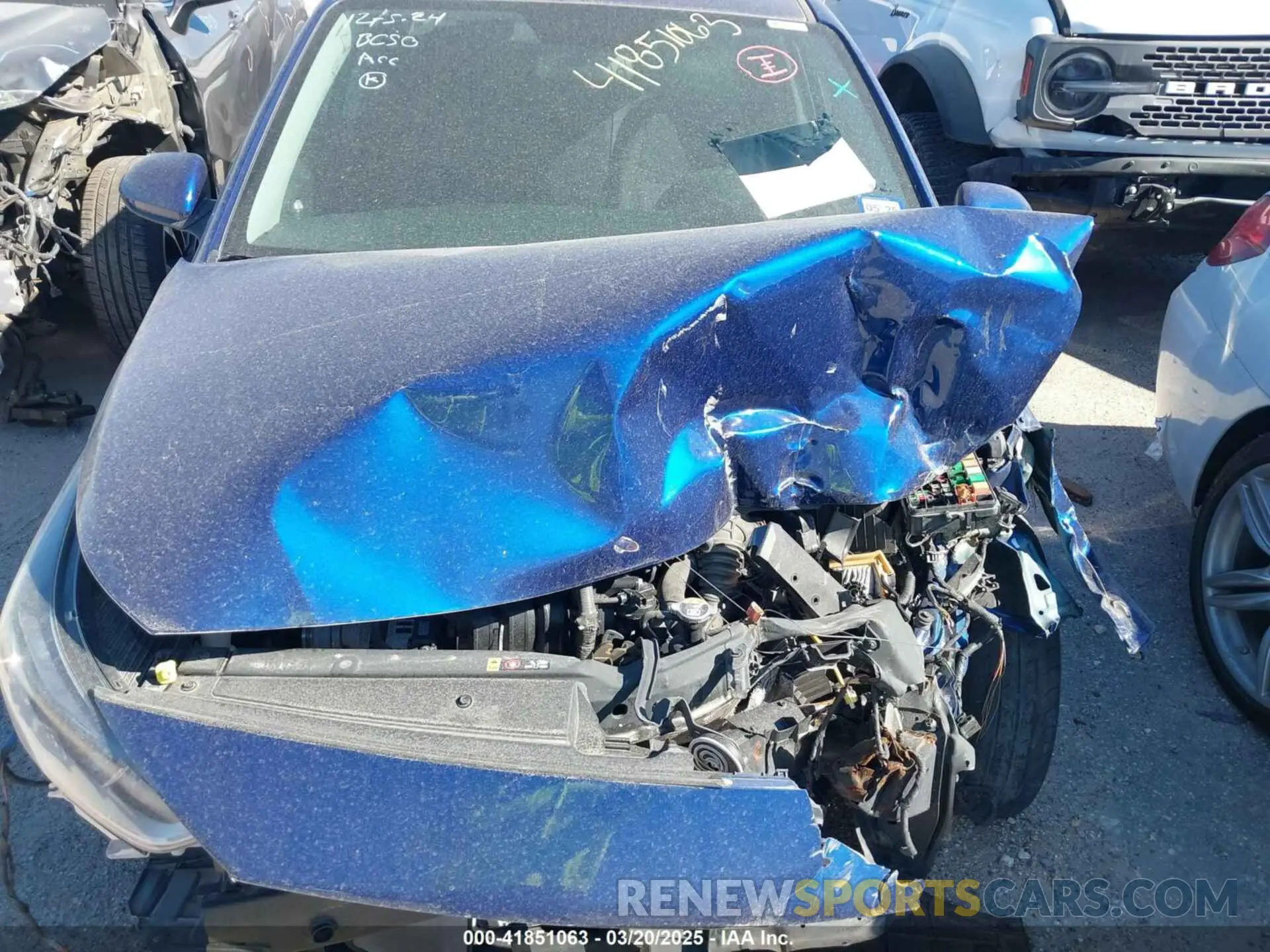 10 fotografías del automóvil dañado 3KPC24A69ME146153 HYUNDAI ACCENT 2021