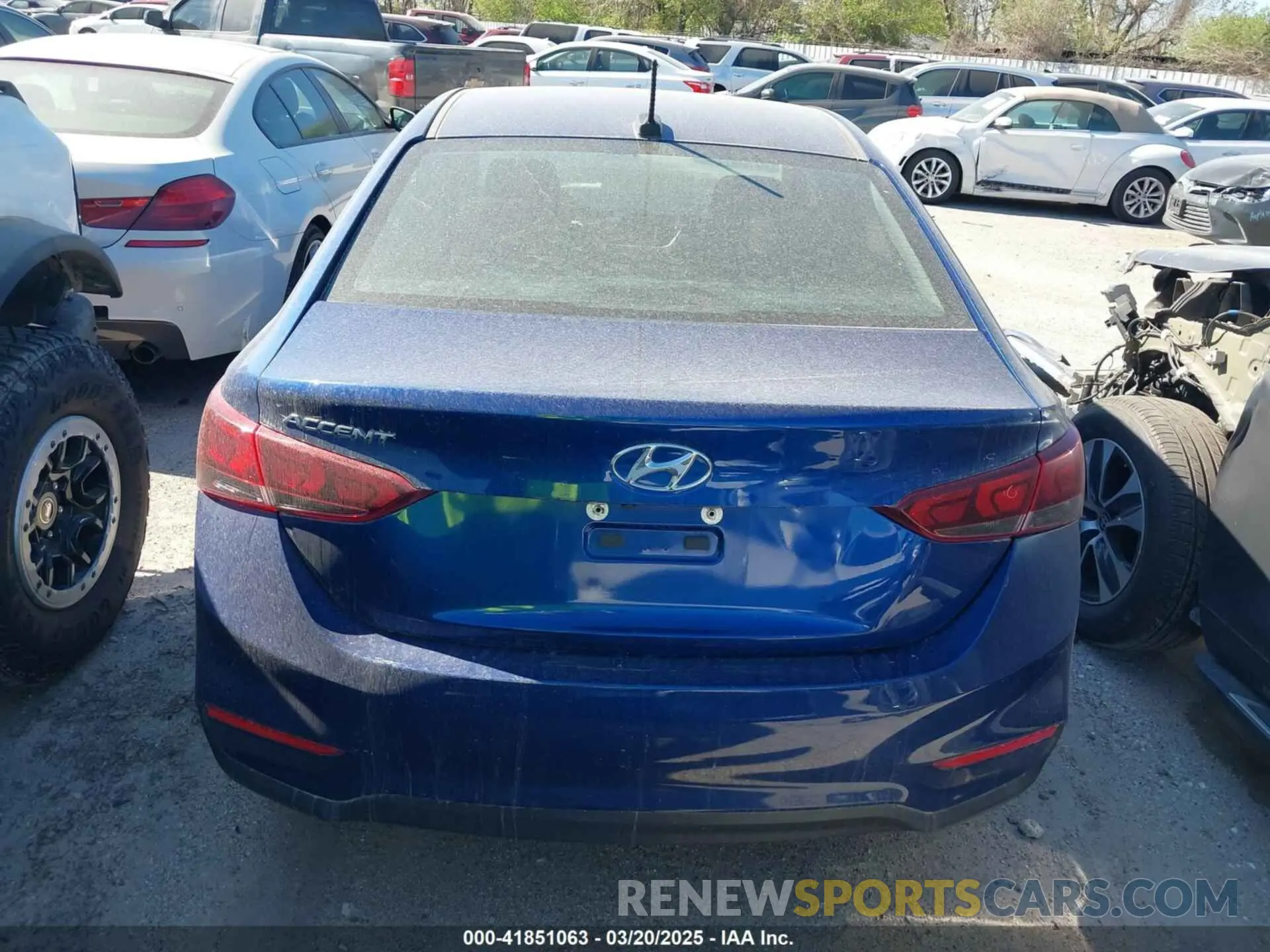 17 fotografías del automóvil dañado 3KPC24A69ME146153 HYUNDAI ACCENT 2021