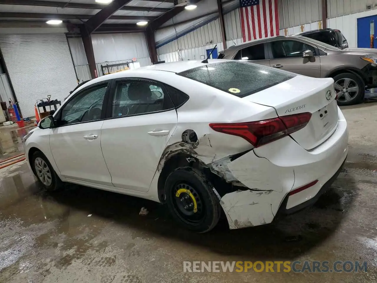 2 fotografías del automóvil dañado 3KPC24A6XME148168 HYUNDAI ACCENT 2021