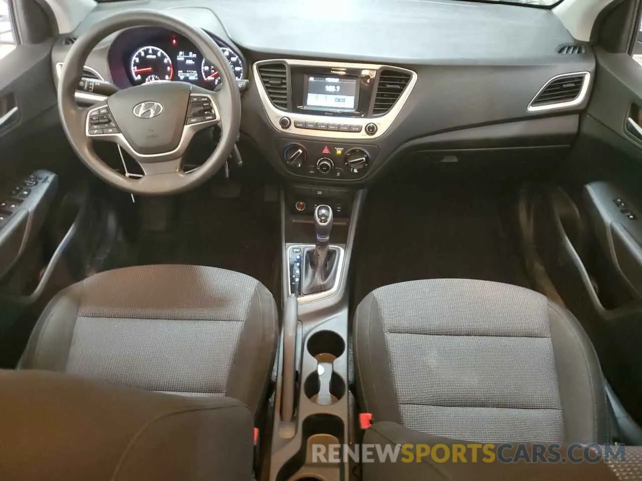 8 fotografías del automóvil dañado 3KPC24A6XME148168 HYUNDAI ACCENT 2021