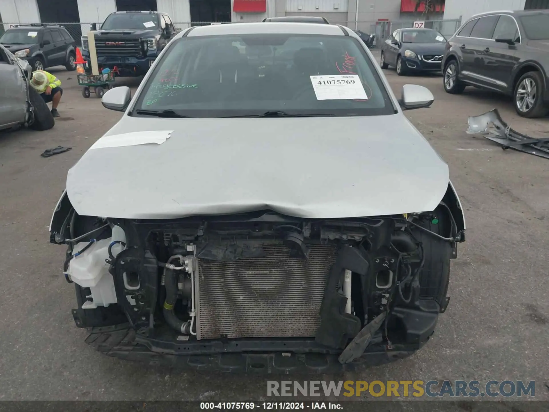 6 fotografías del automóvil dañado 3KPC24A6XME148736 HYUNDAI ACCENT 2021