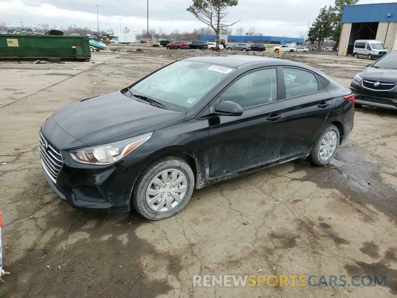 1 fotografías del automóvil dañado 3KPC24A6XME153001 HYUNDAI ACCENT 2021