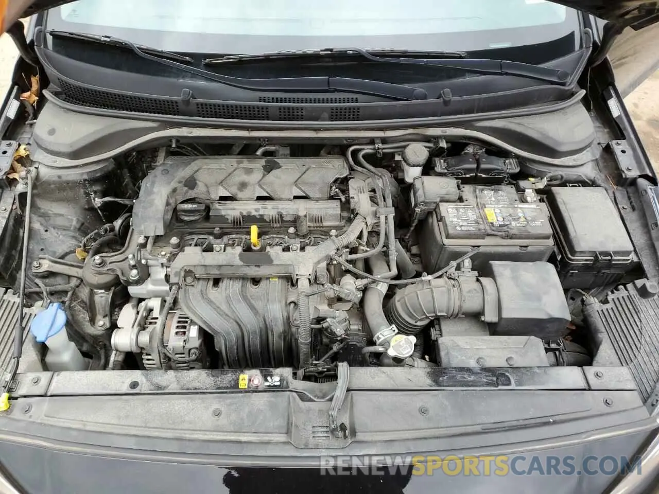 11 fotografías del automóvil dañado 3KPC24A6XME153001 HYUNDAI ACCENT 2021