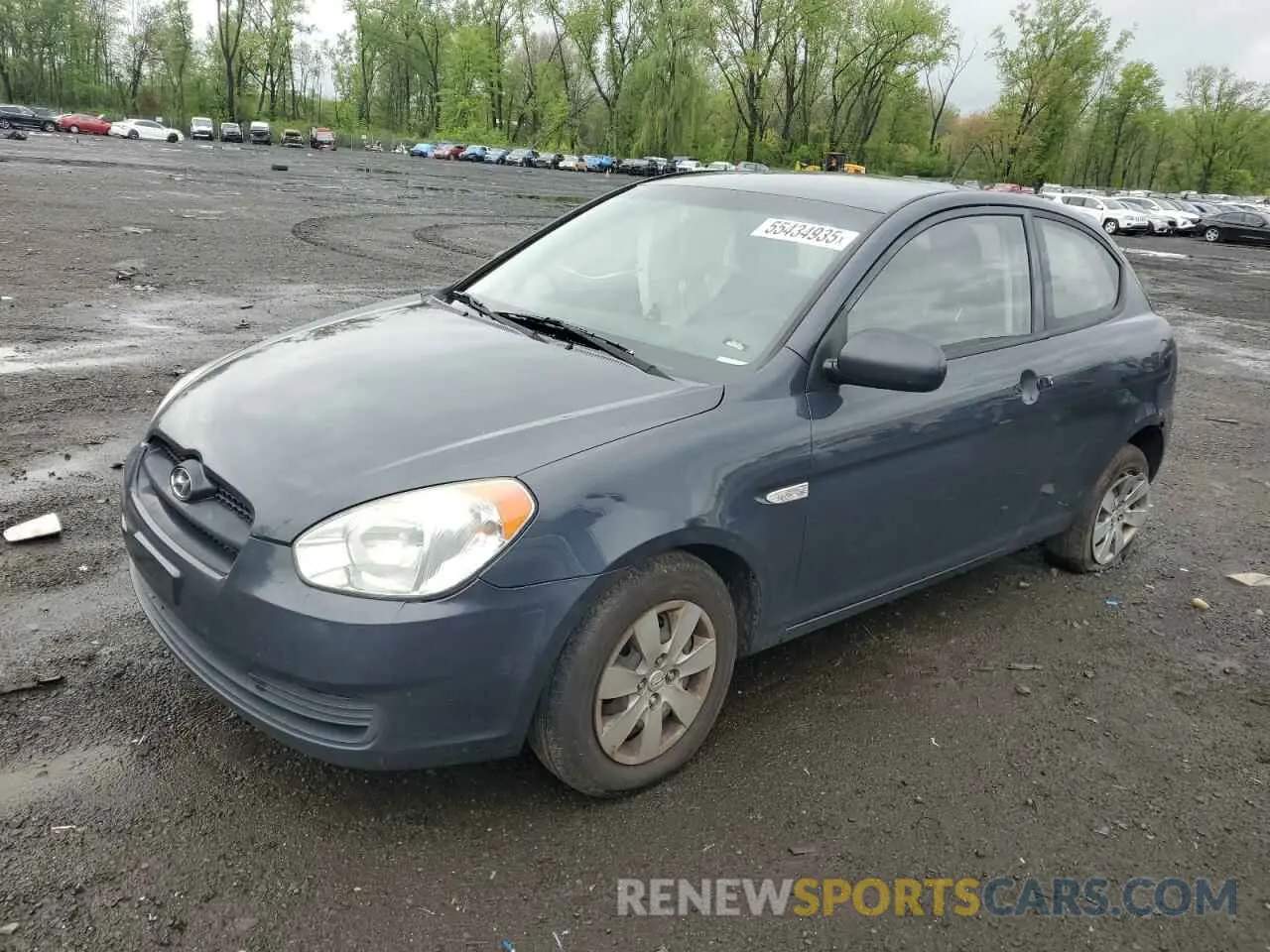 1 fotografías del automóvil dañado KMHCM3AC0BU192989 HYUNDAI ACCENT 2021