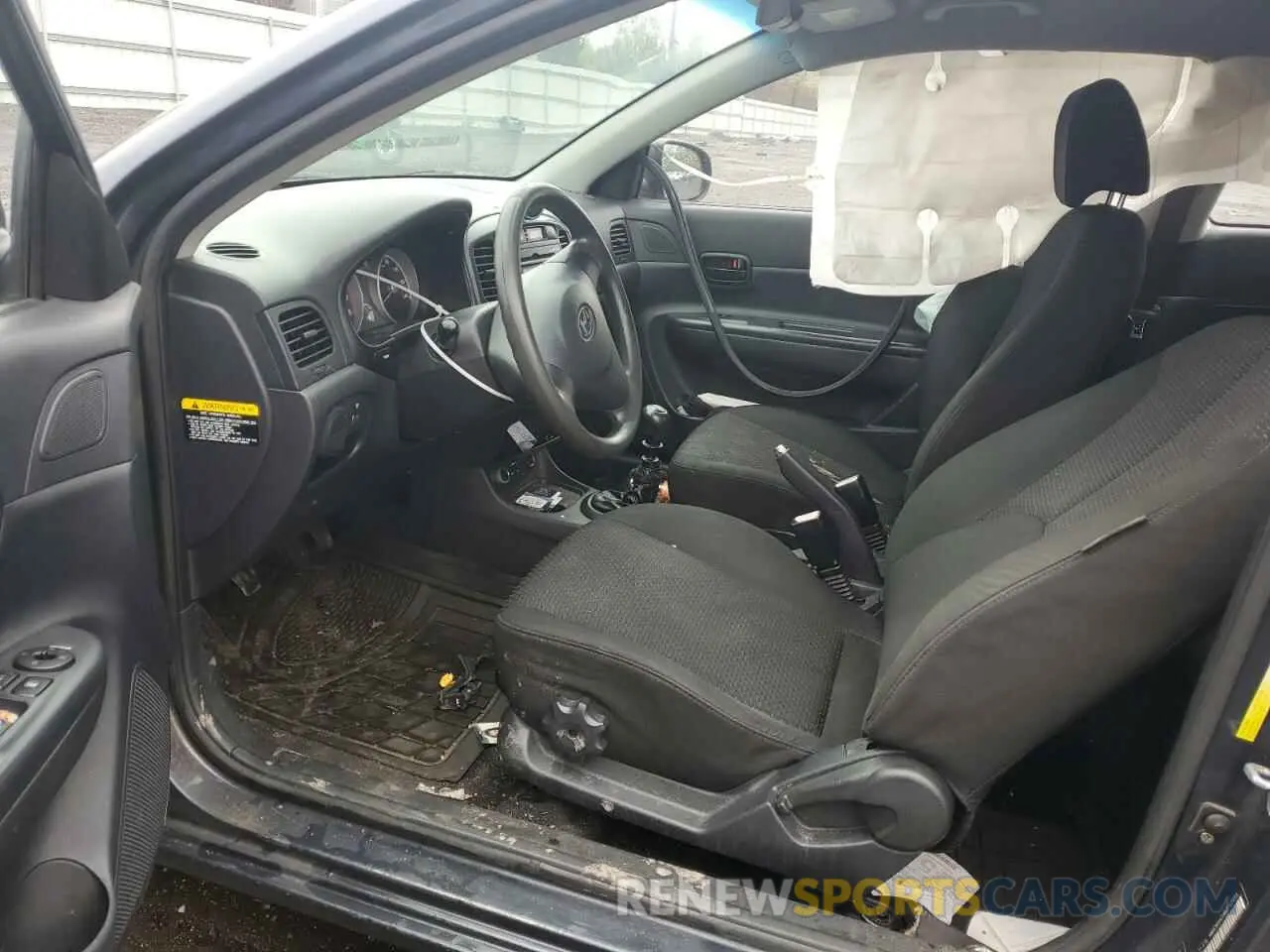 7 fotografías del automóvil dañado KMHCM3AC0BU192989 HYUNDAI ACCENT 2021