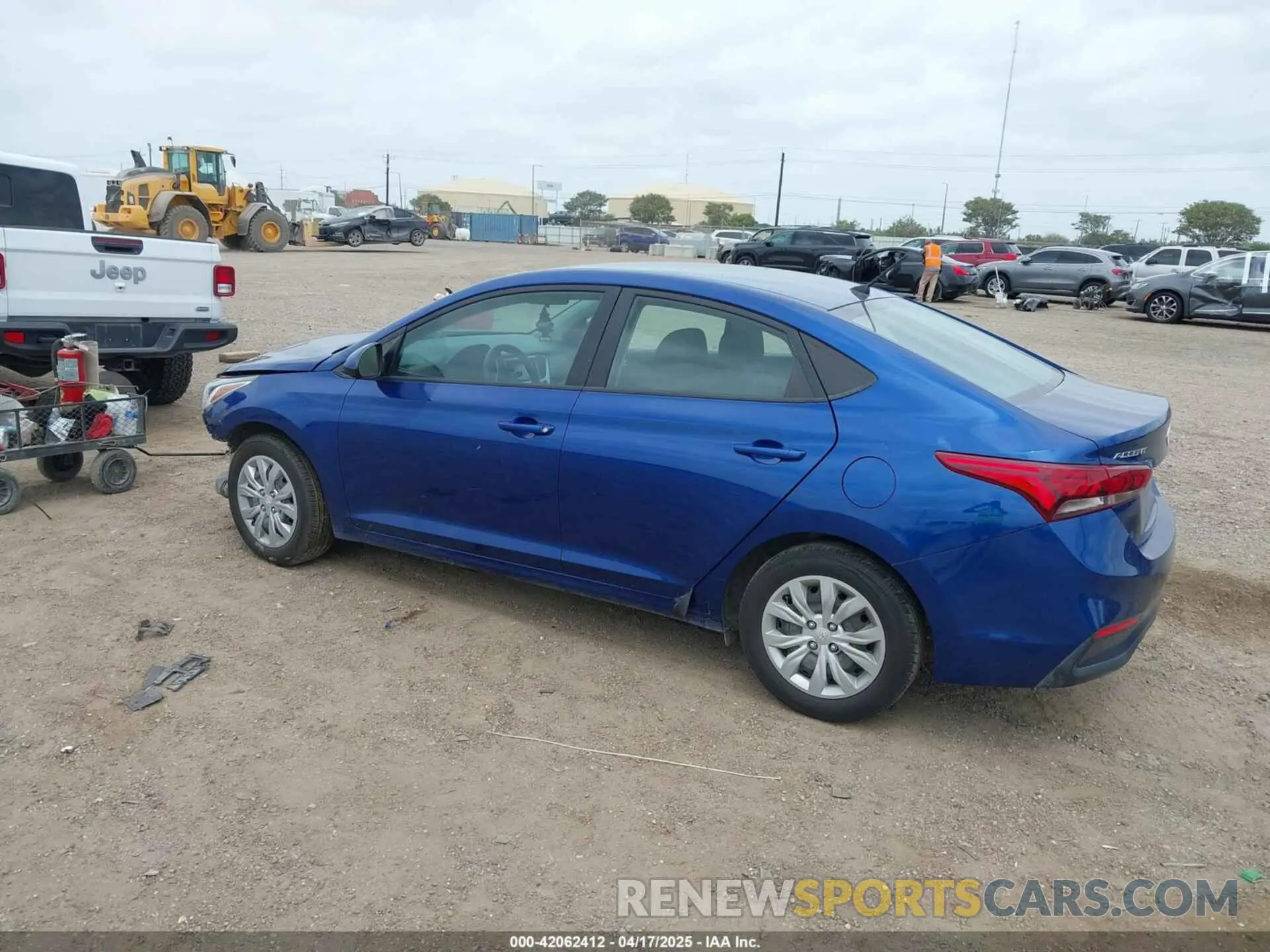 3 fotografías del automóvil dañado 3KPC24A60NE168169 HYUNDAI ACCENT 2022