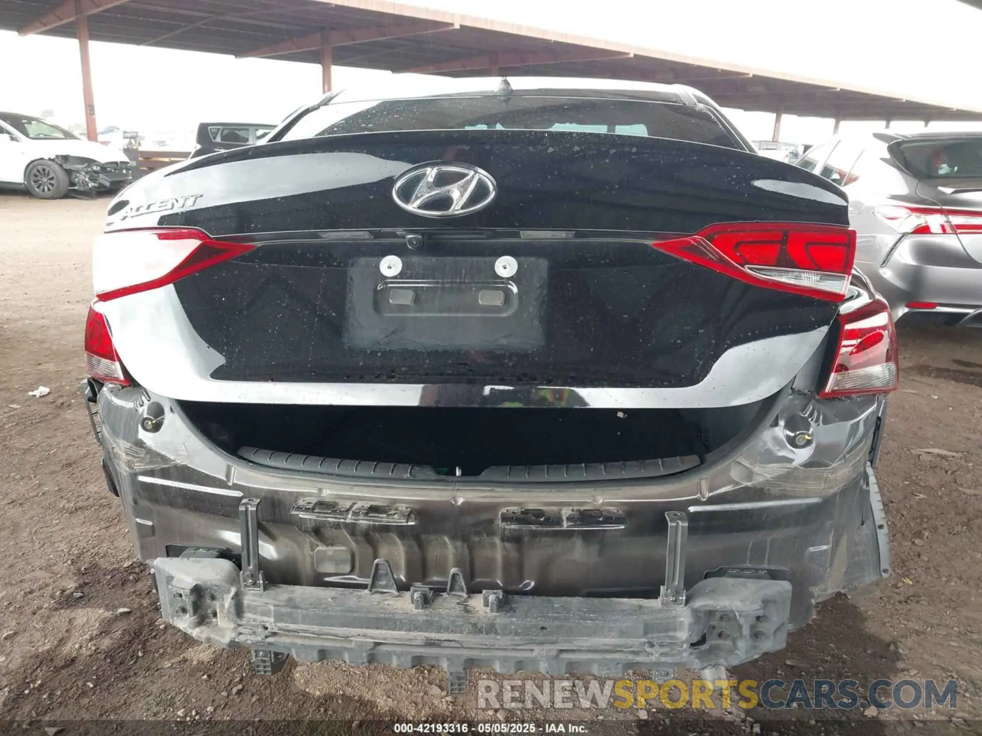 17 fotografías del automóvil dañado 3KPC24A60NE172870 HYUNDAI ACCENT 2022