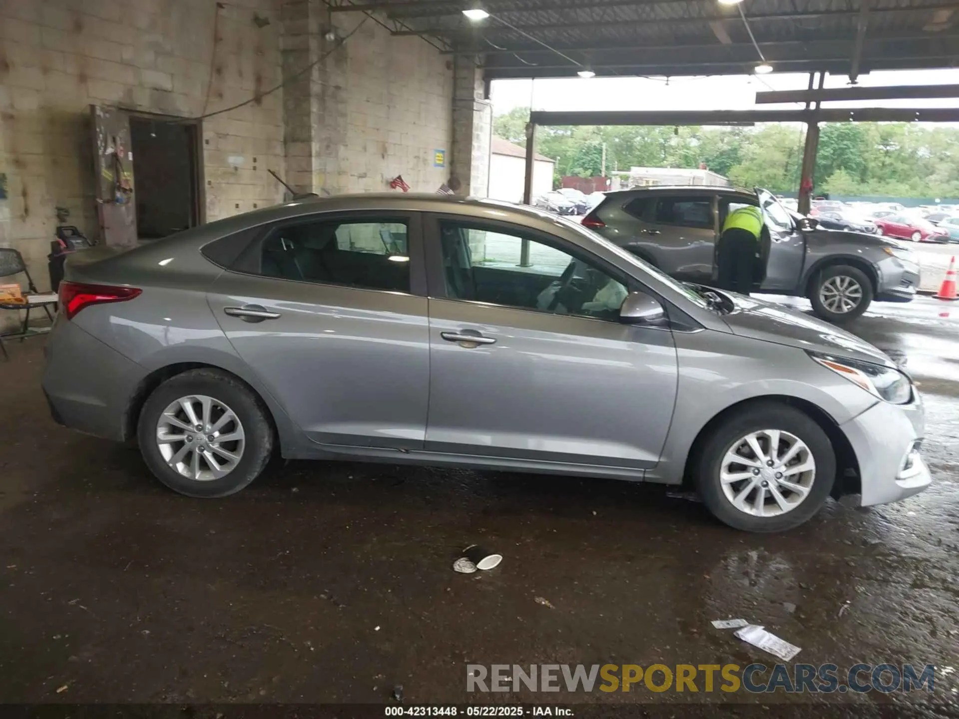 14 fotografías del automóvil dañado 3KPC24A60NE179043 HYUNDAI ACCENT 2022