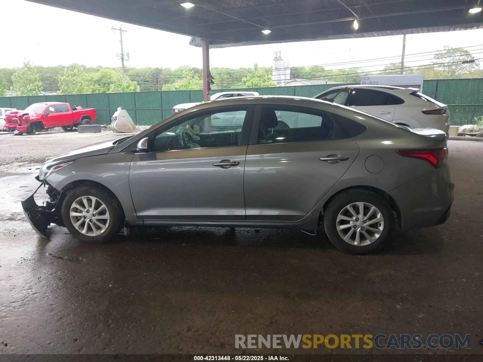 15 fotografías del automóvil dañado 3KPC24A60NE179043 HYUNDAI ACCENT 2022