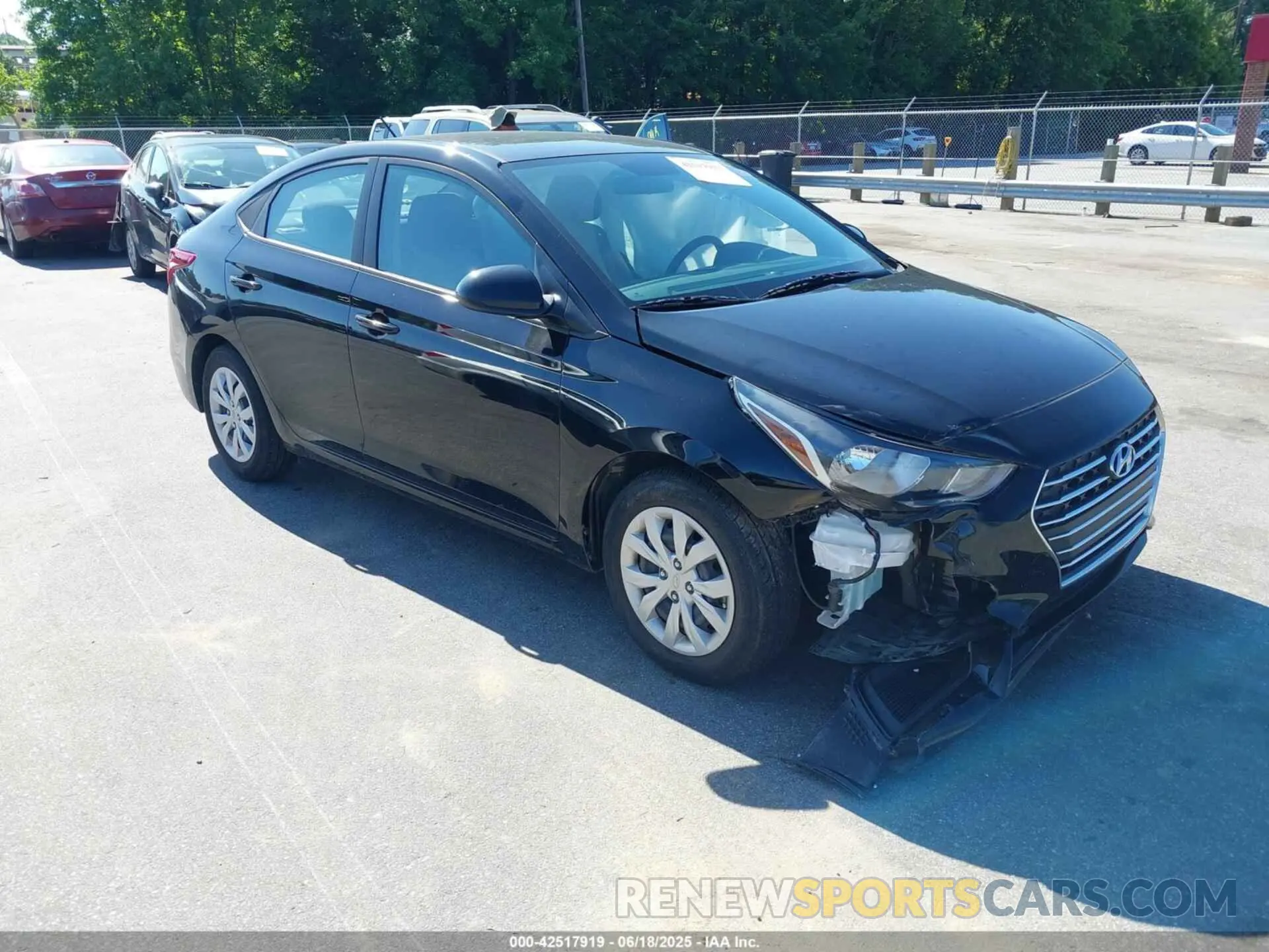 1 fotografías del automóvil dañado 3KPC24A60NE181293 HYUNDAI ACCENT 2022