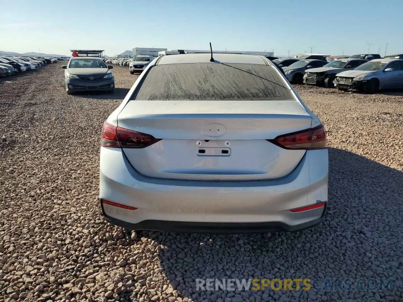6 fotografías del automóvil dañado 3KPC24A60NE182069 HYUNDAI ACCENT 2022
